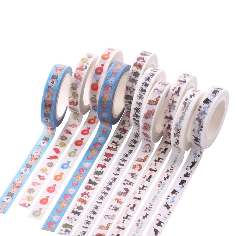 Black White Vintage Border Washi Tape Decor Masking Tape 5MM Wide Skinny Masking Washi Tape Scrapbooking Diary Paper Sticker