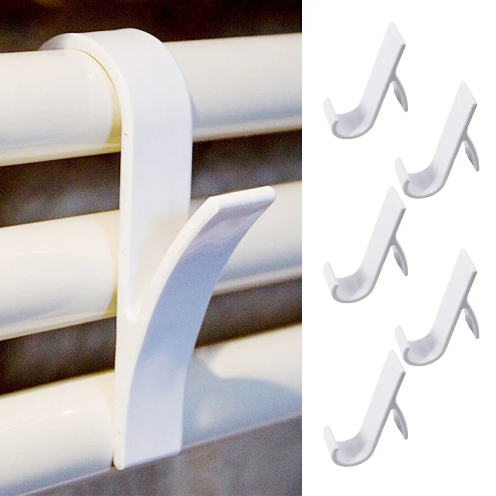 3/4/5 Stuks Hanger Voor Verwarmde Handdoek Radiator Rail Bad Haak Houder Kleerhanger Plegable Sjaal Hanger drogen Ruimte Handdoekenrek