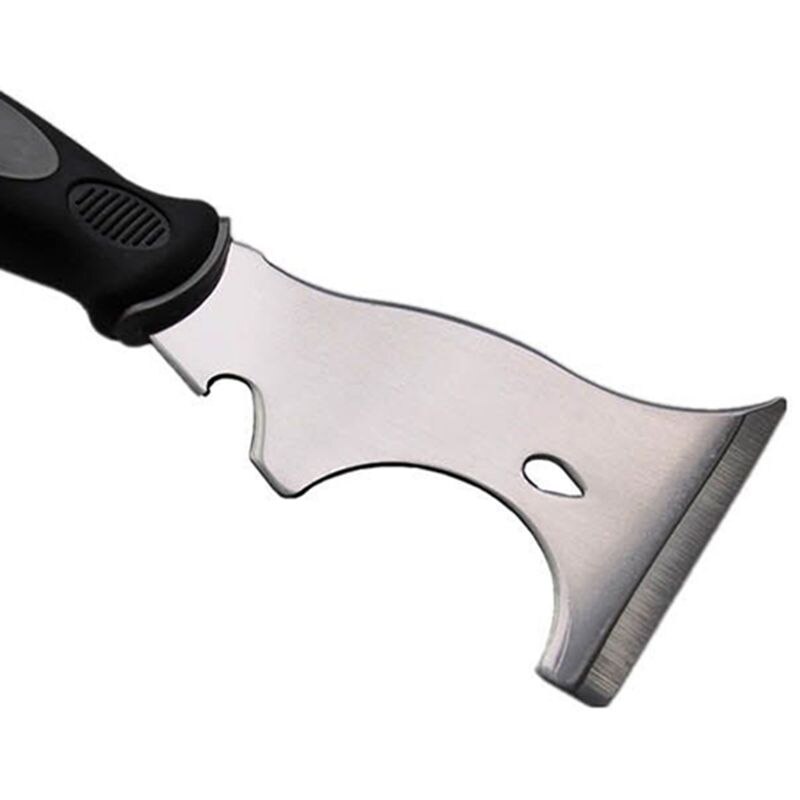 Stainless Steel Paint Putty Scraper 7in1 Tool Paint Can Opener Wallpaper Scraper L4MB