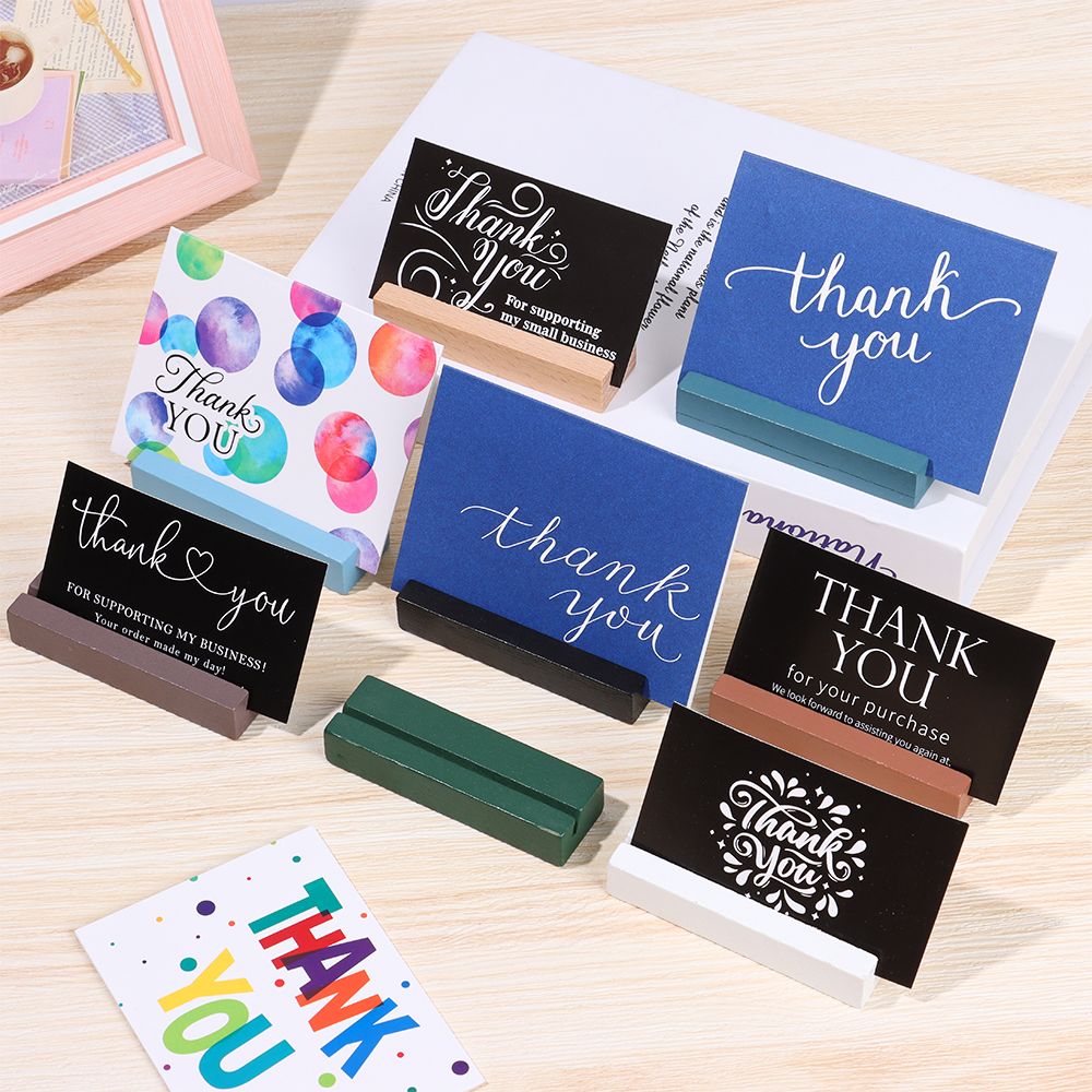 Romantic Wood Table Numbers Holder Place Card Clamps Stand Photos Clips Paper Clamp Picture Cards Display Stand Desktop Decor