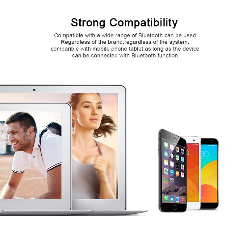 Neckband Magnetic Wireless Earphone Bluetooth 5.0 Sports Stereo Earbuds Music Metal Headphones With Microphone For Smartphone