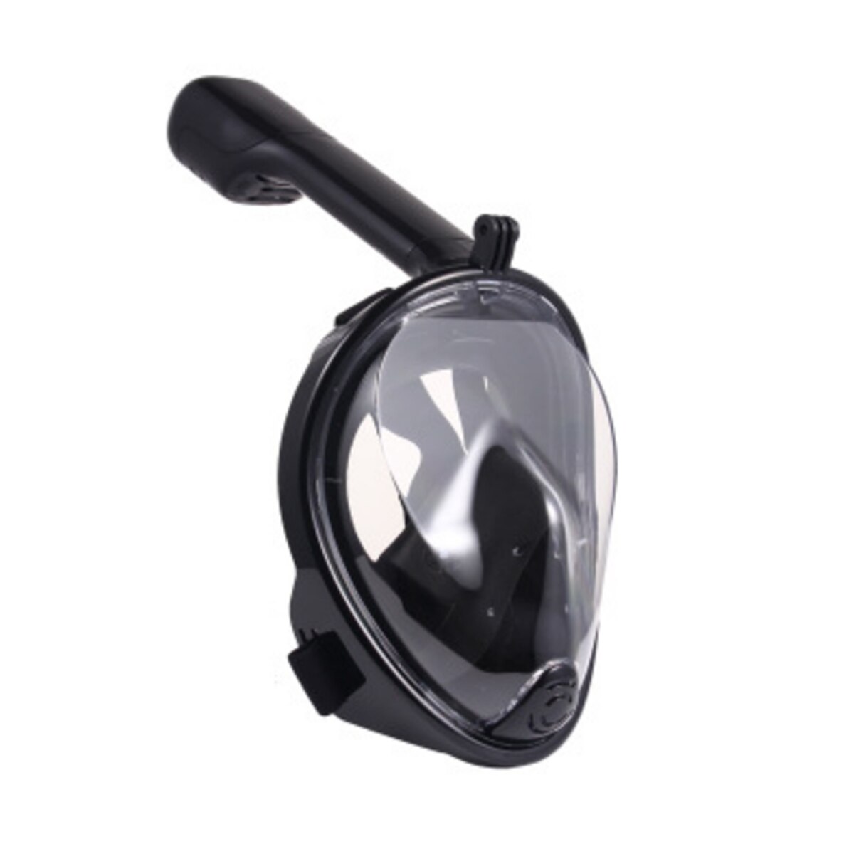 Men Scuba Diving Mask Full Face Snorkeling Mask Underwater Anti Fog Snorkeling Diving Mask For Swimming Spearfishing Dive: Black / L/XL