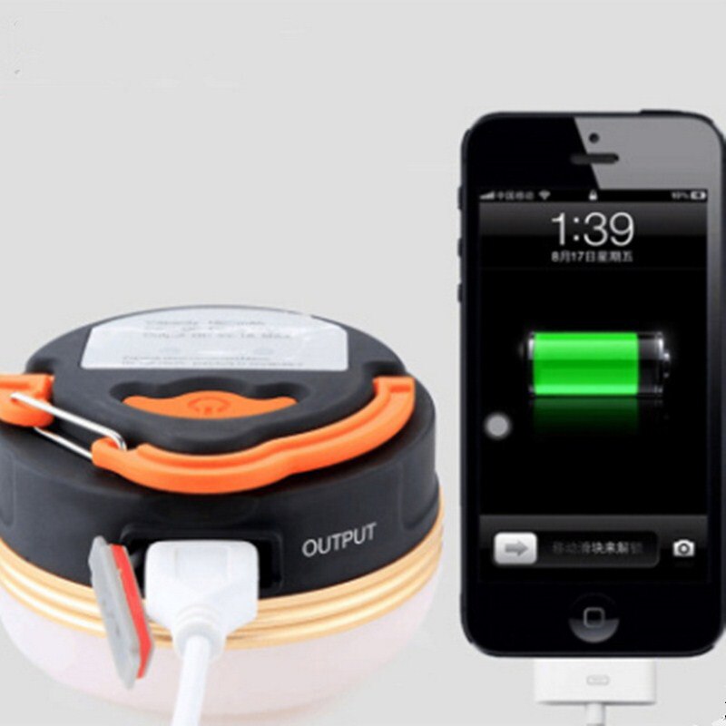 Mini Portable Lanterns LED Lighting Flashlight Outdoor USB Rechargeble Charging 10H Portable Lanterns Hiking Night Hanging lamp