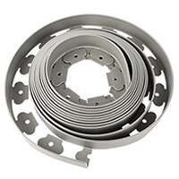 1M 5X5CM Garden Flexible Lawn Grass Plastic Edging Border landscape edging Easy Install Insert Black Green brown grey: Dark Grey