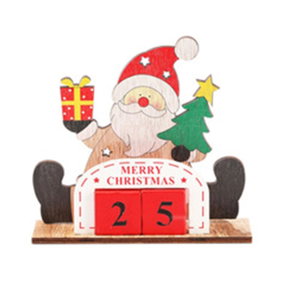 Christmas Calendar Accessories Decorative Pendant Products Amusing Christmas Countdown Calendar: Santa Claus