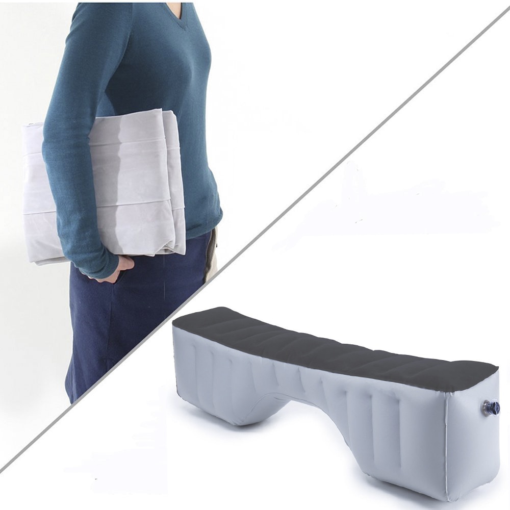Colchón inflable de 130x27x33Cm para coche, asiento trasero para acampada al aire libre, cojín duradero para coche, cama de aire de viaje, accesorios para coche