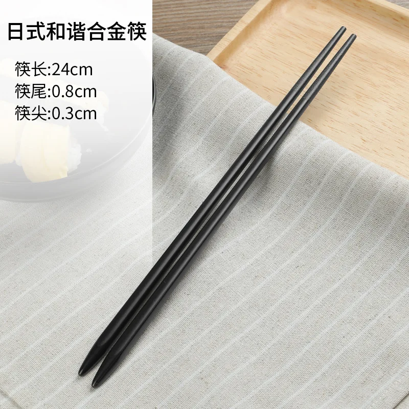 Japanische Essstäbchen aus PPS-Legierung, 10 Paar, Heim- und Küchenzubehör, hitzebeständiges Sushi-Essstäbchen-Geschirr für Restaurants: Orange