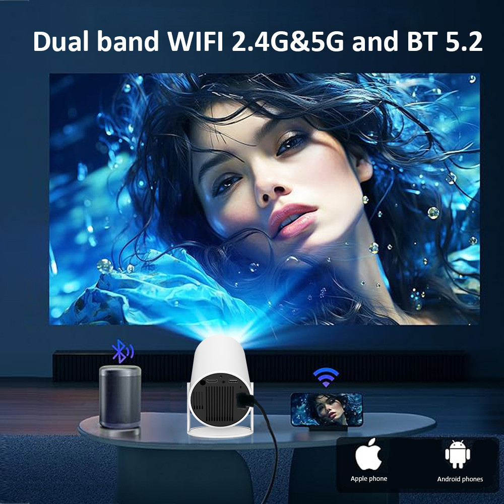 2025new DITONG HY300 pro HD 4K Projector portatil Android LED Video Home Theater Cinema mini Proyector Movie HY300plus