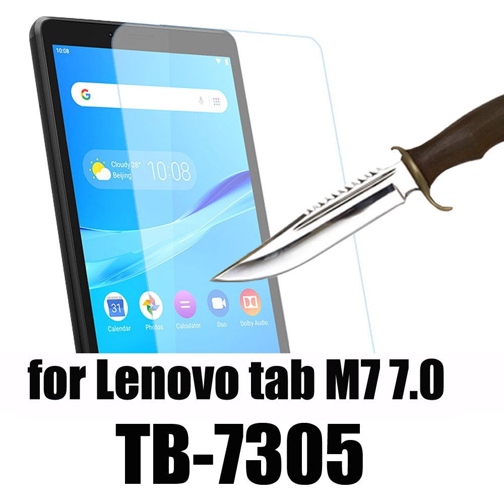 Protector de pantalla de vidrio templado para Lenovo tab M7 TB-7305 TB-7305F M8 2ª generación M10 plus FHD TB-X606 Gen TB-X306: M7