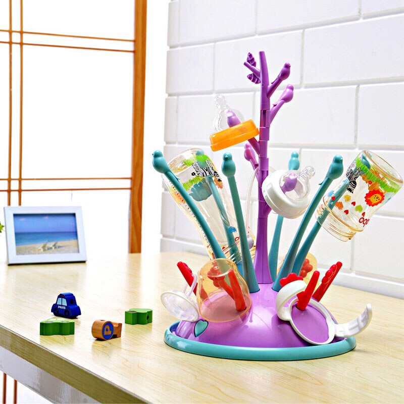 Bouteilles support de séchage pour bébé bouteille égouttoir porte-bouteille pour alimentation séchage tasse support pour bébé bouteille étendoir -né trucs
