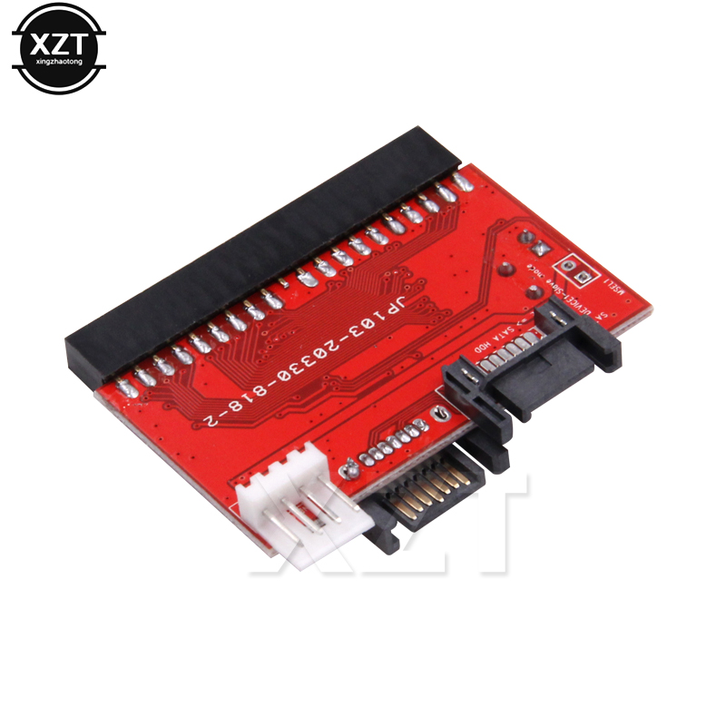 Adaptador SATA a IDE 2 en 1, convertidor de tarjeta IDE a SATA PCI, controlador de disco duro de 40 pines y 2,5 pulgadas, compatible con HDD CD DVD ATA 100/133