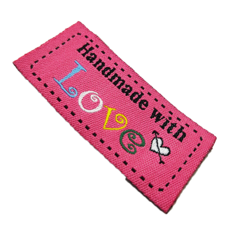 Étiquettes en tissu avec lettres brodées à la main, lavables pour sacs de vêtements, accessoires de couture à faire soi-même