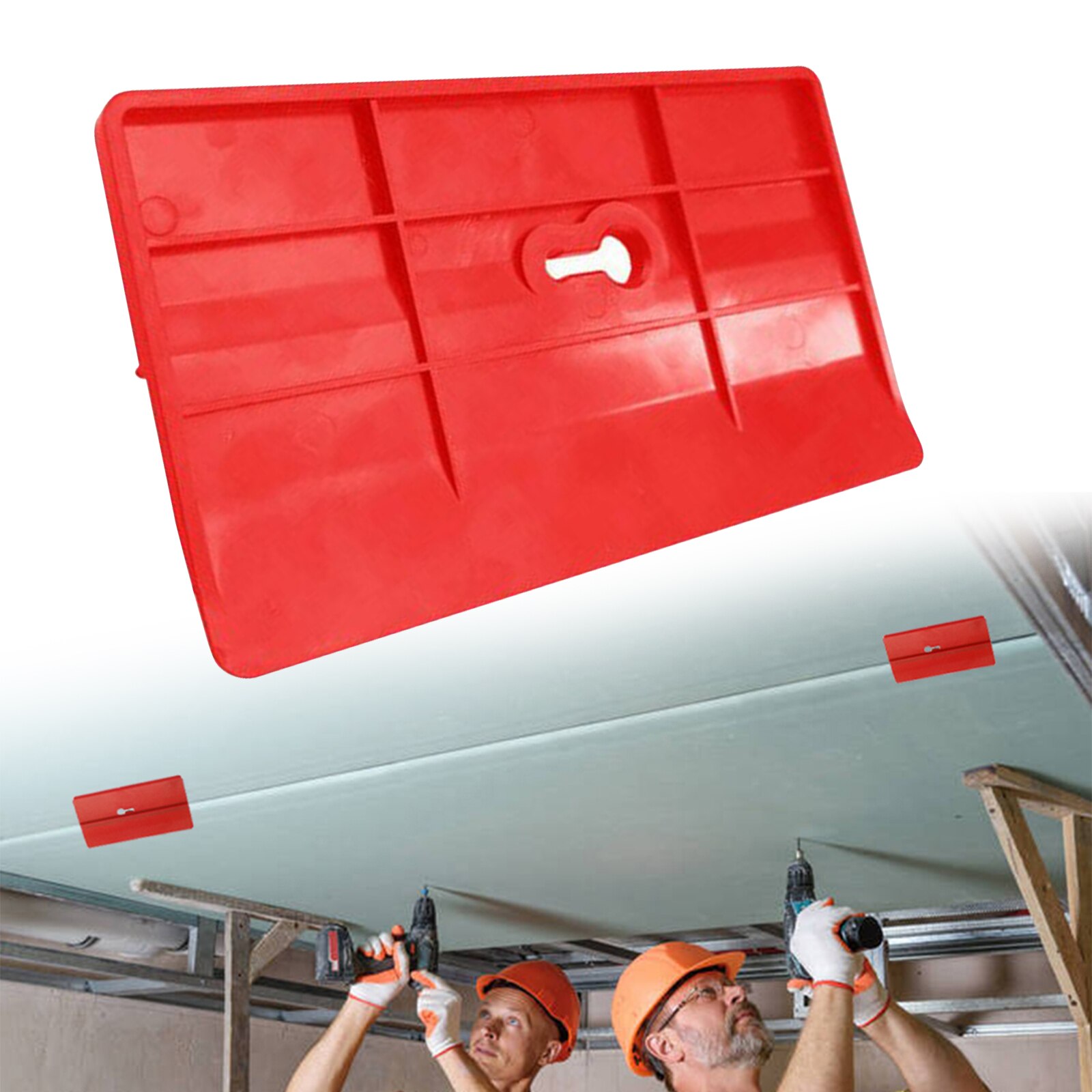 2Pcs Plasterboard Fixing Tool Walls Ceiling Sloped Drywall Fitting Tool Carpenter Tool Ceiling Positioning Plate Wall Decoration