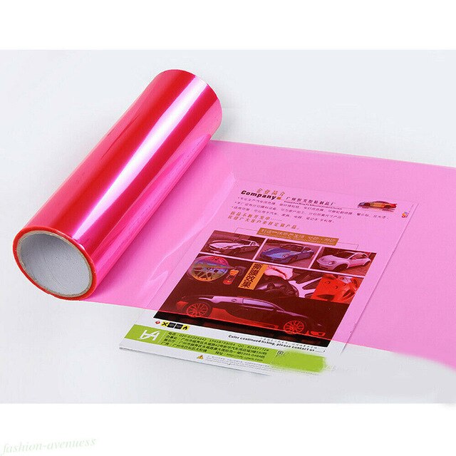 Film Car Headlight Sticker 30*60cm Protector Stretchable Adhesive Decor