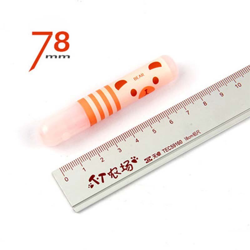 Resaltador de dibujos animados de Panda, gato, animales, Mini marcador de dibujo de 6 colores, bolígrafos, suministros de escritura para escuela y oficina, 48 unids/lote