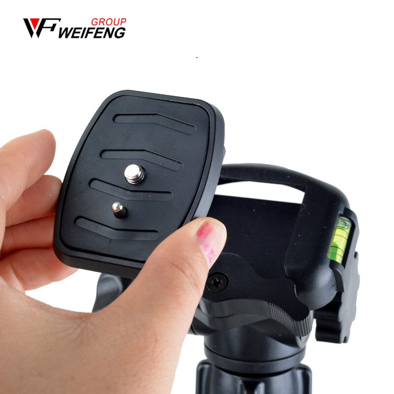 Tripé de liberação rápida qr placa para weifeng wt 3520 compatível 3150 yunteng vct