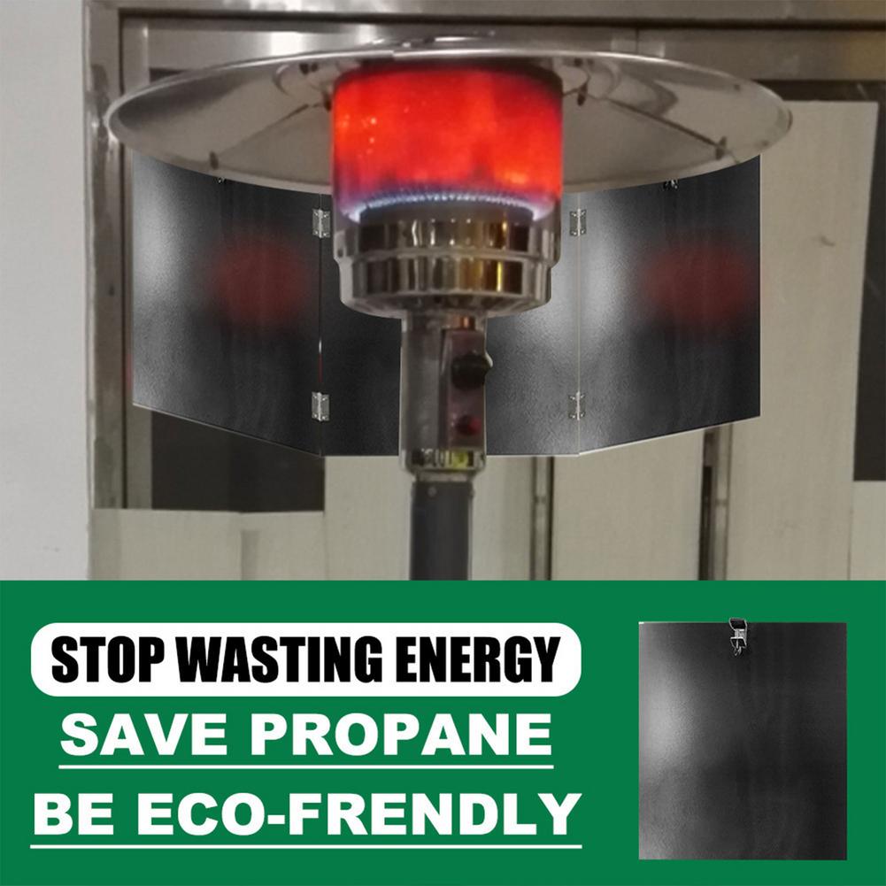 Outdoor Courtyard Heater Reflector Shield Patio Heater Wear-Resistant Heat Focusing Reflector
