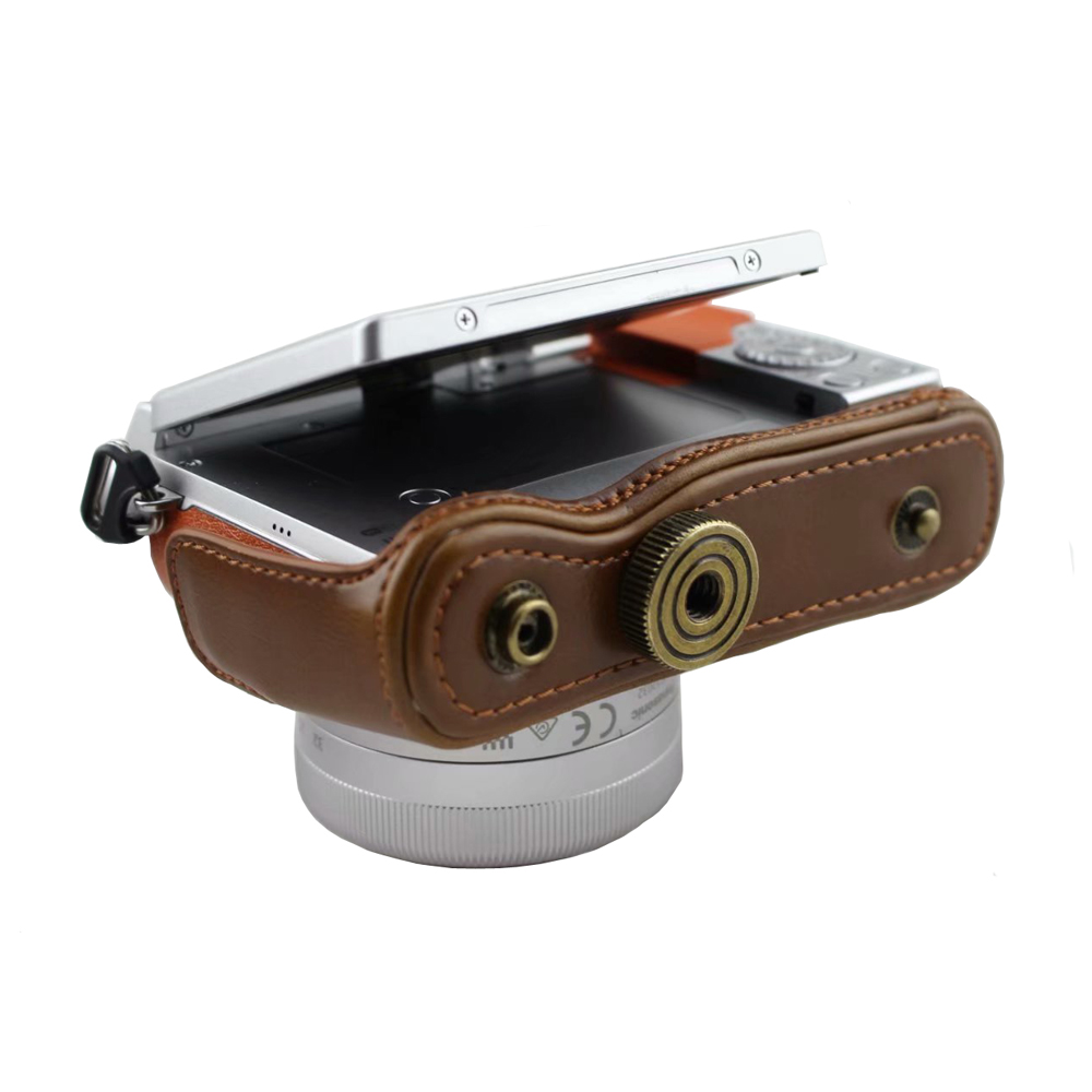 Étui pour appareil photo numérique Panasonic Lumix DC-GF10, housse complète en cuir PU à ajustement précis, pour GF9 GF8 GF7 GX900 GX950 GX850 GX800