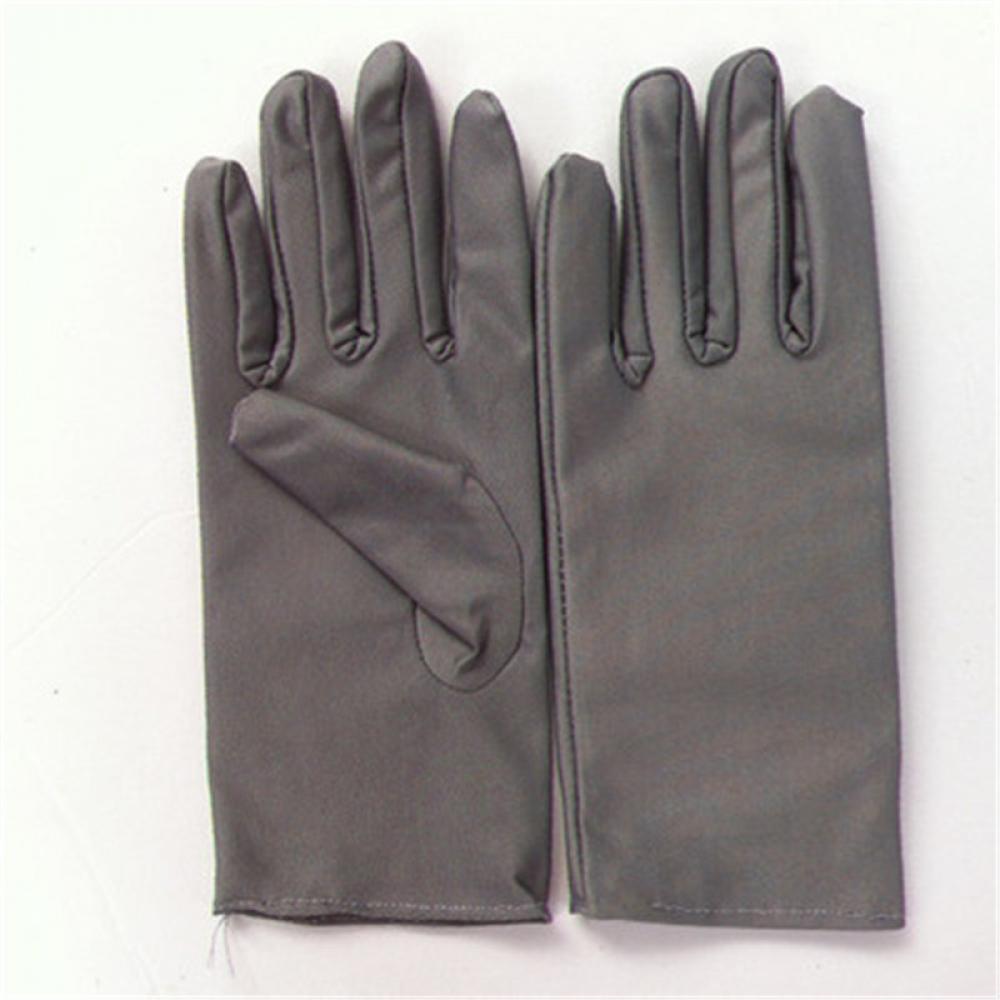 5 kolorów wieczorne impreza formalne Prom rozciągać satynowe rękawiczki dla kobiet cienkie rozciągać rękawiczki taniec mocno białe biżuteria rękawiczki gorąca sprzedaż: szary