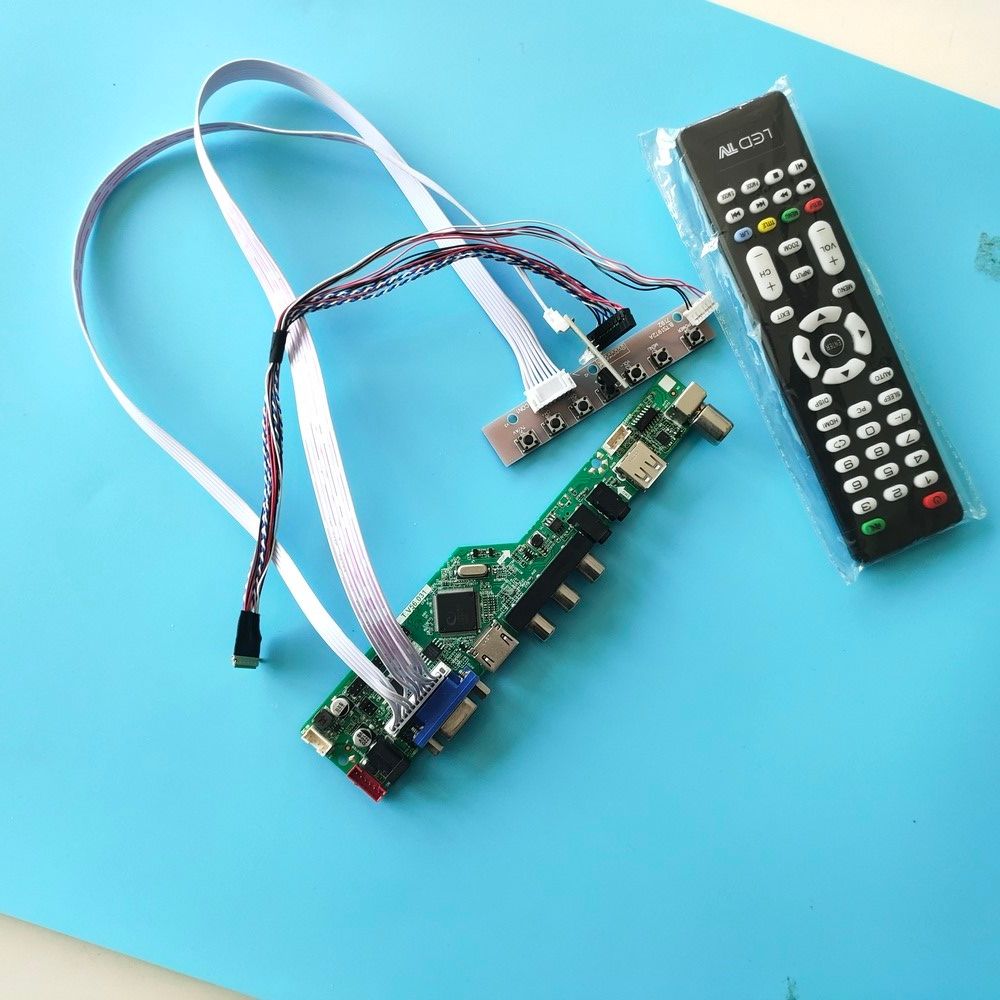 Kit for LP140WH1(TL)(D1)/(TL)(D2)/(TL)(D3)/(TL)(D5) LP140WH1 TL 1366x768 LCD HDMI TV VGA AV Panel Controller board USB 14&quot; LED