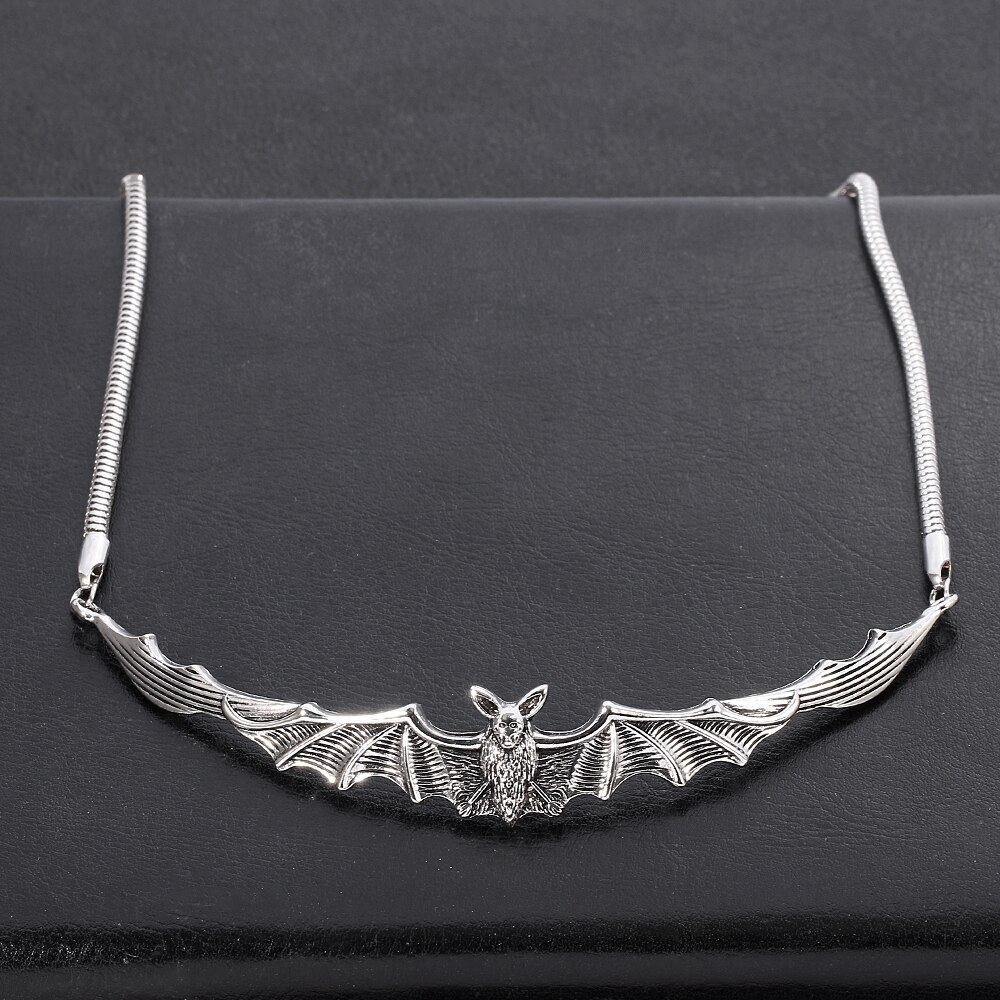 Vintage Fledermaus Choker Halskette Vampire Dunklen Stil Halsband Fledermaus Schmuck Frauen Mädchen Goth Bat Punk Stil männer Schmuck