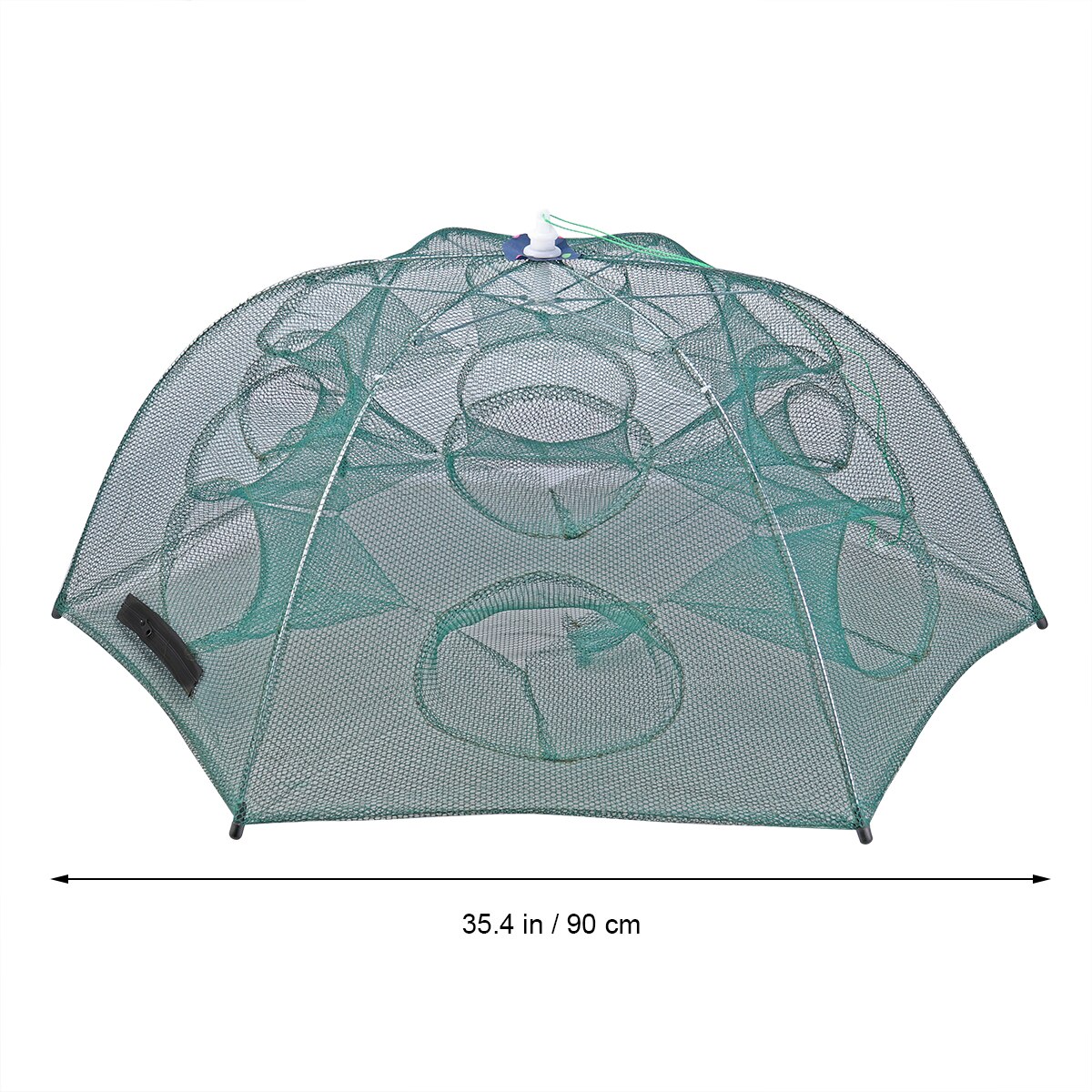 Practical Thickened Fishing Net Bait Cast Mesh Trap Net for Fish Prawn Crayfish