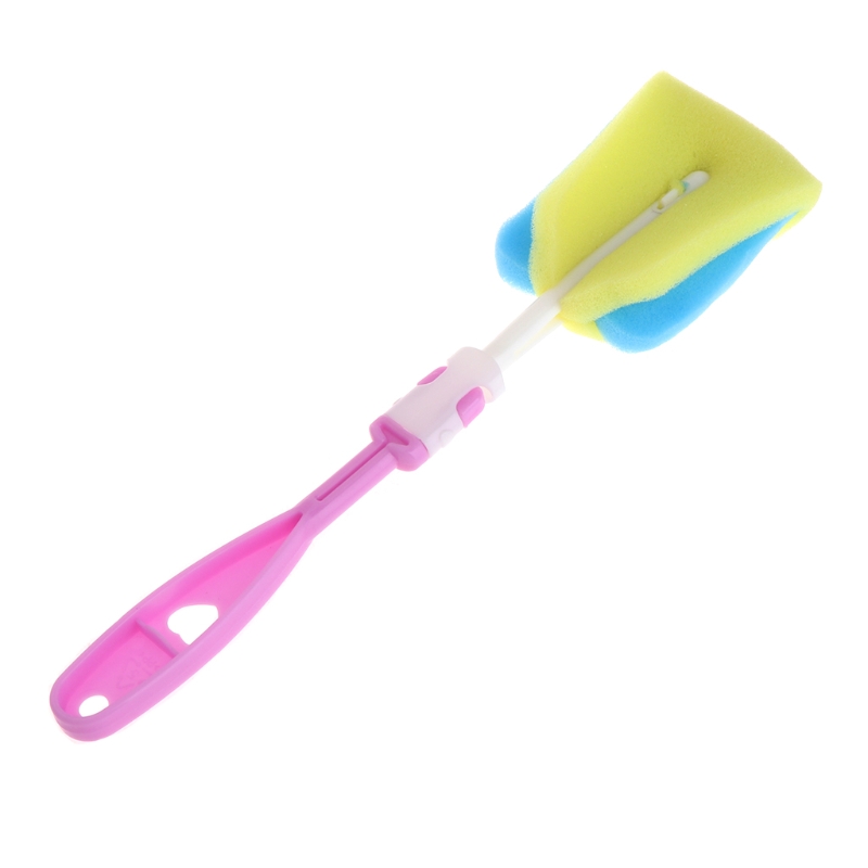 4 pièces/ensemble éponge brosse bébé bouteille tasse verre sucette lavage propre nettoyant outil J03 directe