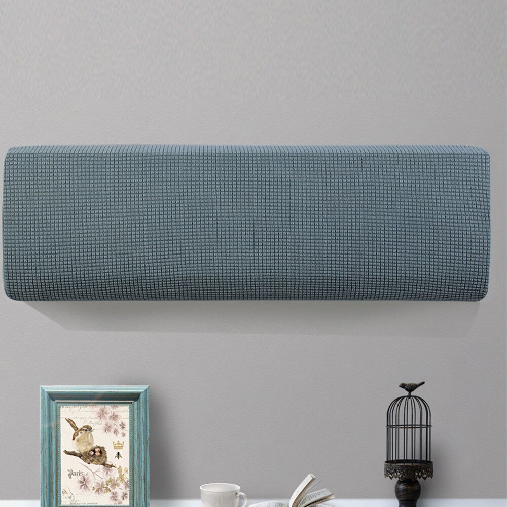 Housse de protection Anti-poussière pour climatiseur, en polaire, élastique, pour montage mural, facile à nettoyer, décoration de la maison: 07 / 88-95cm