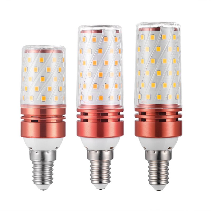 E27 e14 led-maissilamppu suuritehoinen 8w 12w 16w smd 2835 220v 240v kynttilän lamppu kattokruunu kynttilän led-valo kodin sisustukseen