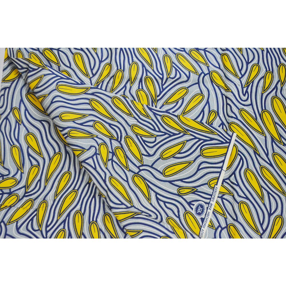 Ankara Wax Print Fabric Super Real Wax Pagne African Nigerian Congo Batik Dashiki Materials 6 Yard Cotton Cloth African Wearing