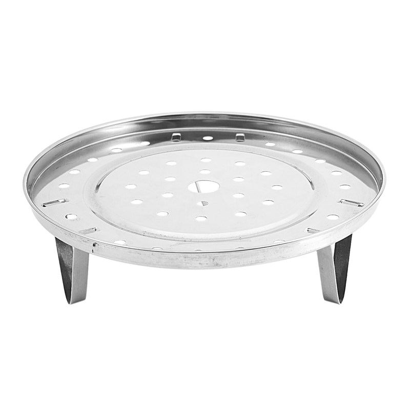 Ronda de comida de acero inoxidable máquina para cocinar a vapor estante de utensilios de cocina de 8 pulgadas de diámetro: Default Title