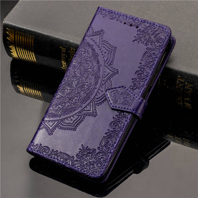 A515 Case For Samsung Galaxy A51 A515F Luxury Leather Wallet Flip Card Holder Phone Case For Samsung A51 51A SM 51 A 515 Cover: Purple