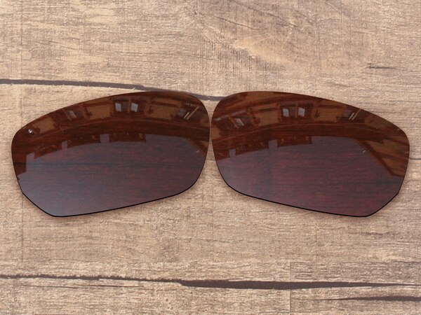 Vonxyz 20+ Color Choices Polarized Replacement Lenses for-Oakley Style Switch Frame: Bronze Brown