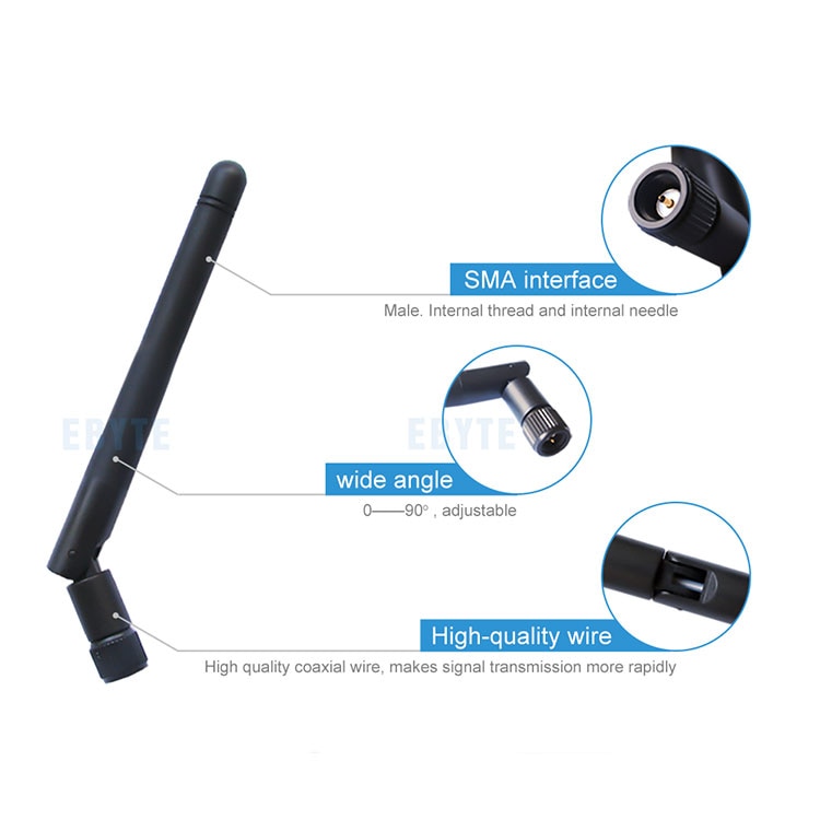 4 Stks/partij TX915-JK-11 915Mhz High Gain Wifi Antenne Sma Male Uhf Antenne Voor Rf Module