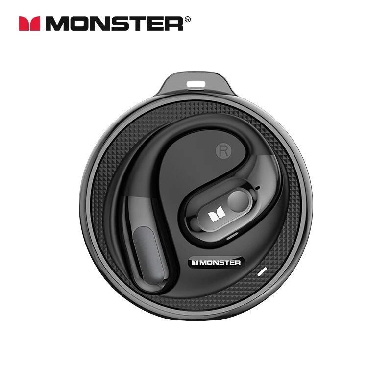 Monster AC330 auriculares Bluetooth 5,4 OWS auriculares inalámbricos con micrófono impermeable IPX5 llamada reducción de ruido auriculares 8H tiempo de reproducción ﻿: Rojo