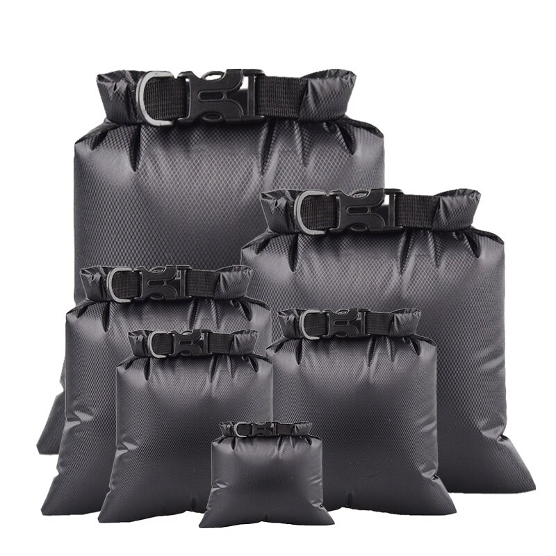 Bolsa seca impermeable al aire libre de la bolsa seca impermeable de 6 uds bolsas flotantes del engranaje seco para la pesca descenso de ríos bolsas de natación: B