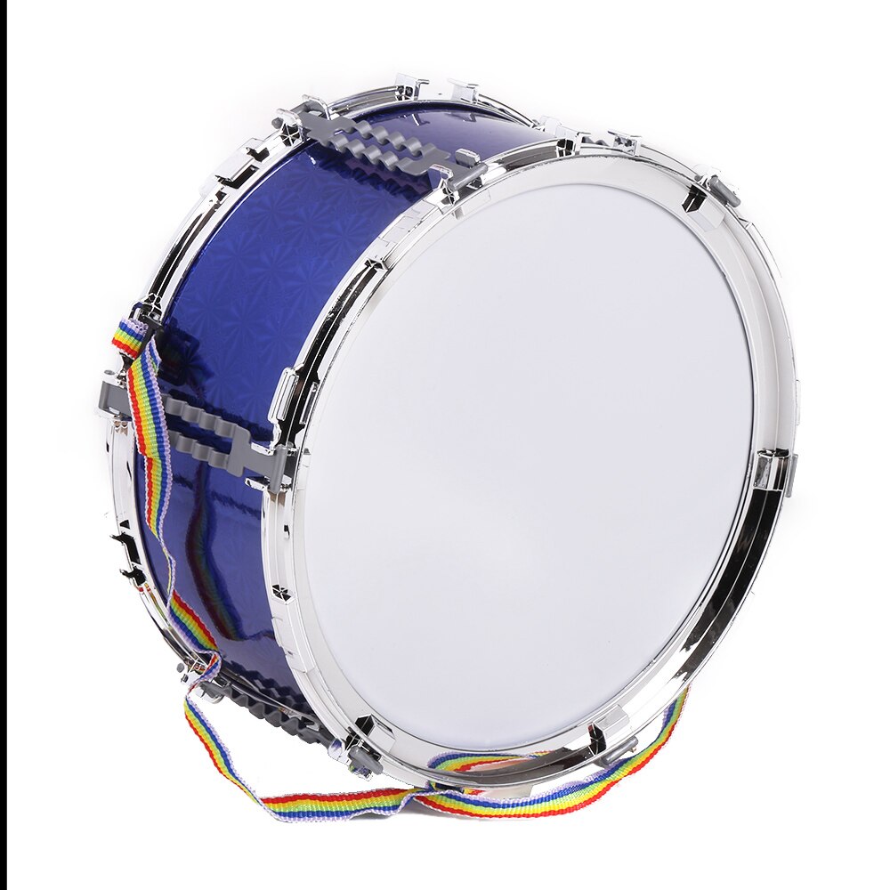 Kleurrijke Jazz Snare Drum Percussie Instrument met Drumstokken Band Musical Speelgoed voor Kinderen Kids: Deep Blue