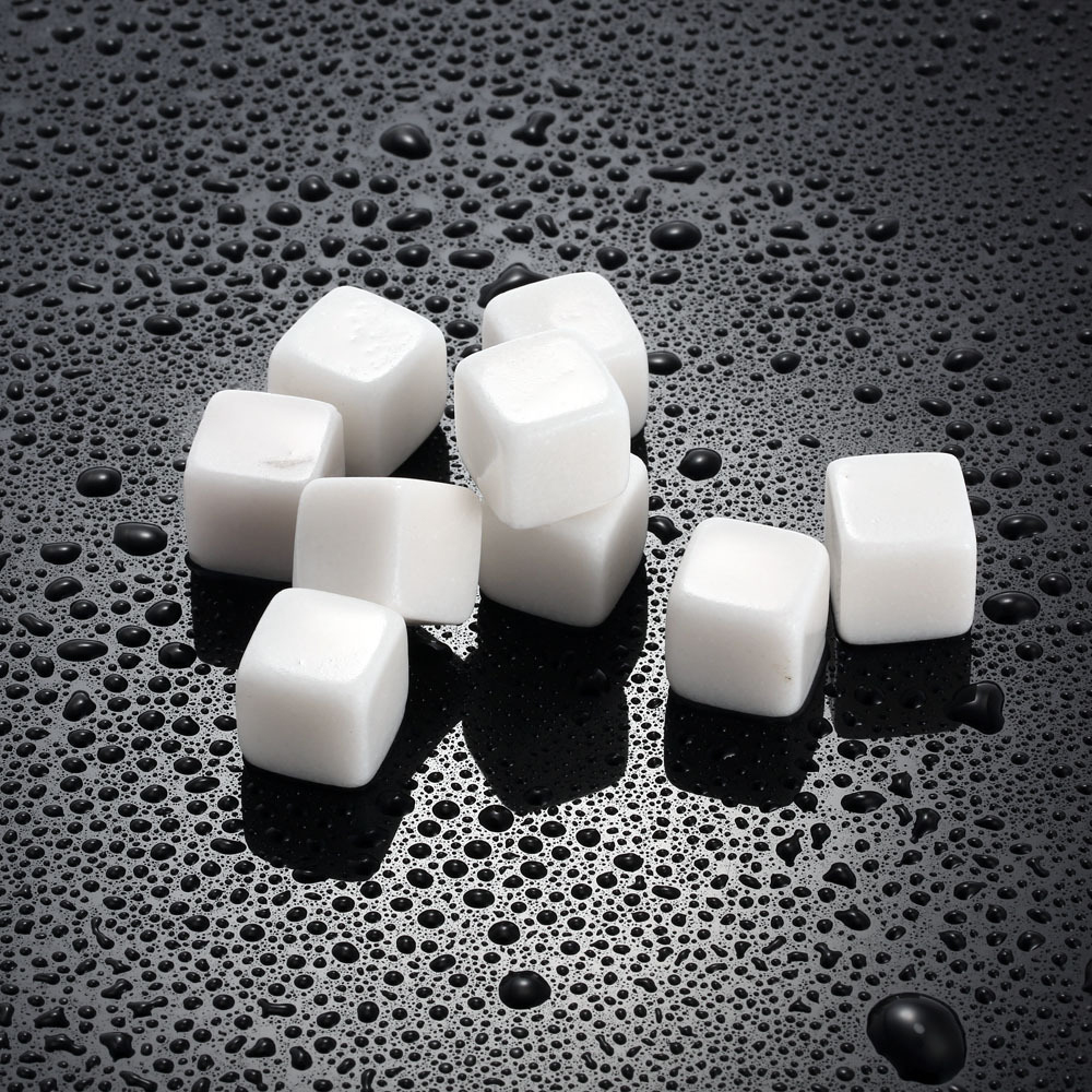 Natural Whisky Stone Frozen Stone Granite Whiskey Stones Ice Cube Wine Cooler Beer Wedding Christmas Bar Rock Supplies