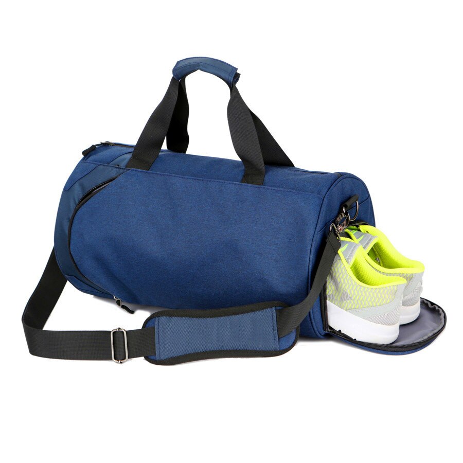 Sport Fitness Männlichen Wasserdichte Ausbildung Tasche Weibliche Duffel Reisetasche Hohe Kapazität Einzelnen Schulter mit Schuh Tasche Einfarbig