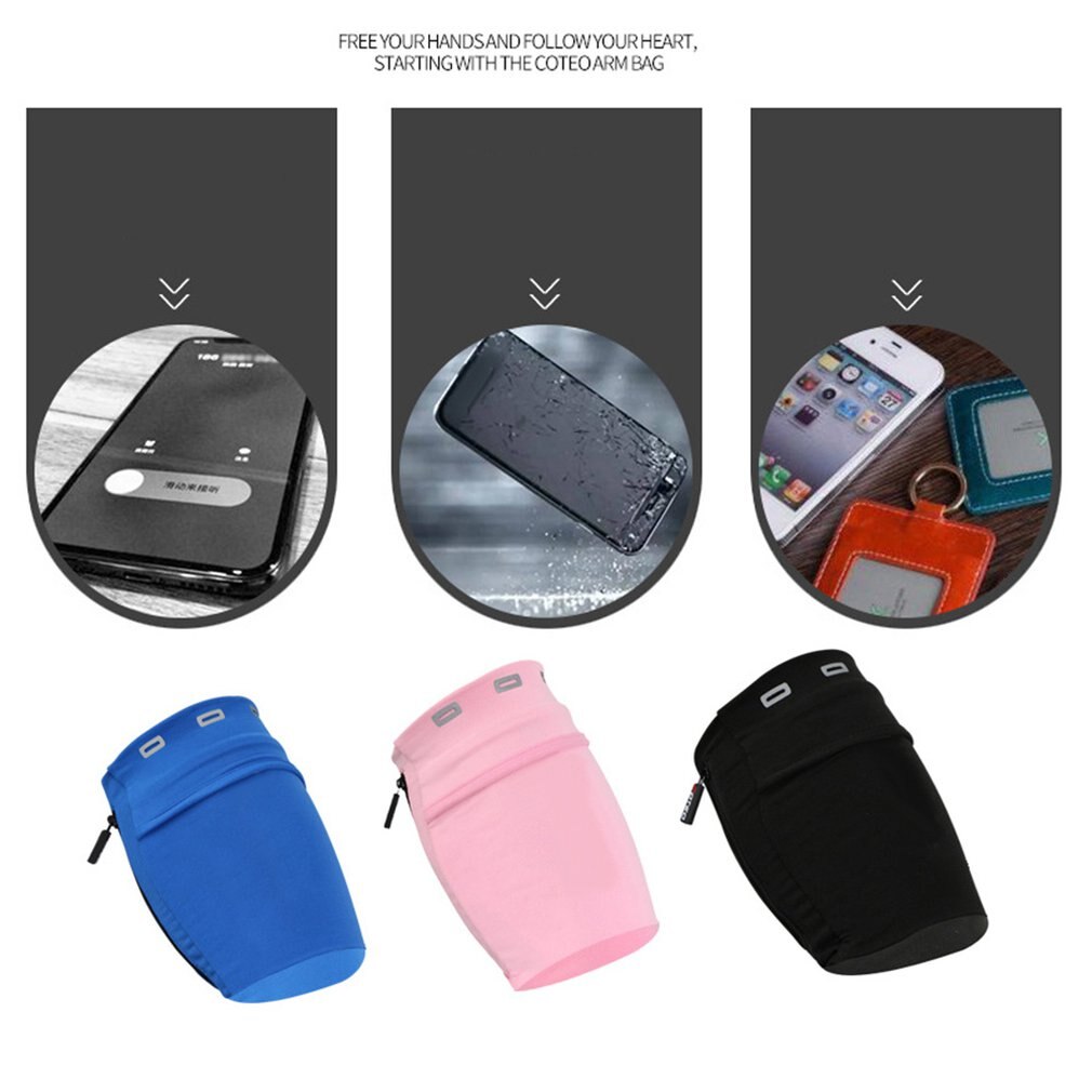 Vrouwen Mannen Telefoon Tas Running Sport Arm Case Op Hand Mobiele Holder Armband Voor Iphone 11 Xs Samsung S20 Mobiele running Armband