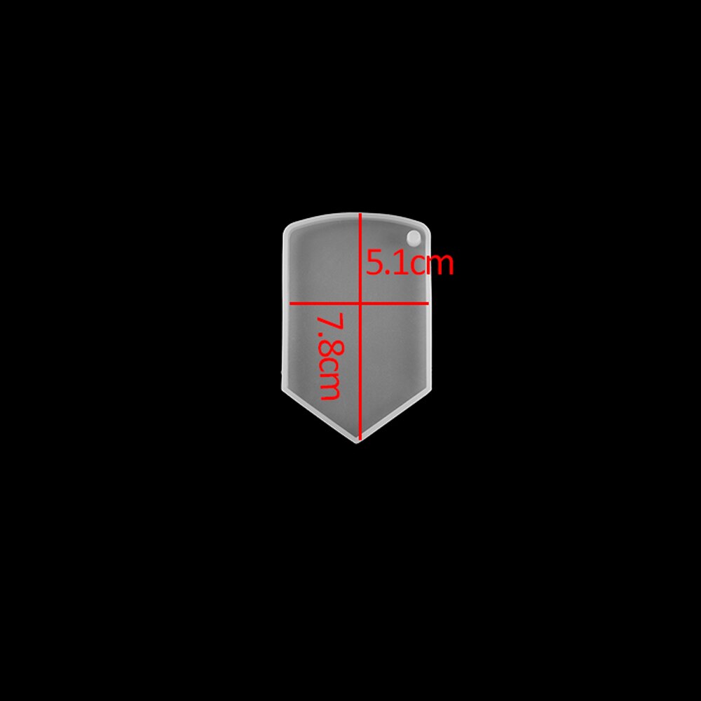 16Styles Alien Heart Casting Silicone Epoxy Molds Set UV Epoxy Resin Mold For DIY Jewelry Making Pendant Mould Accessories Kits: Style 12
