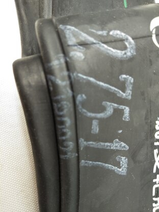 A77 ruedas de Moto 2,75/14 2,75/17 2,75/18 pulgadas tubo interno de motocicleta con vástago recto Tubo Estándar trasero para Honda Yamaha Suzuki: 2.75-17 Inch Tire