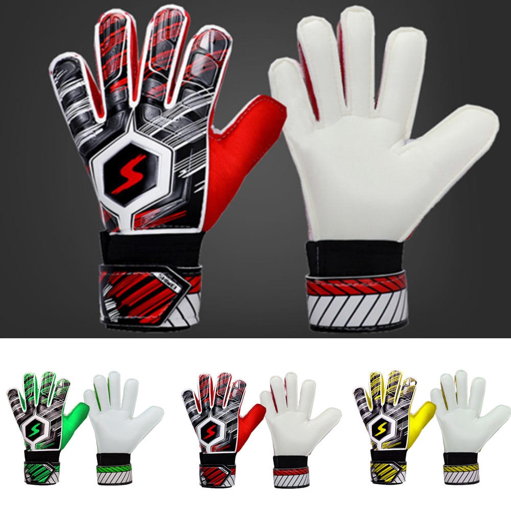 Kids Adult Football Goalkeeper Glove Full Finger Hand Protection Glove Training Soccer Gloves Football Keeper Protection Gloves