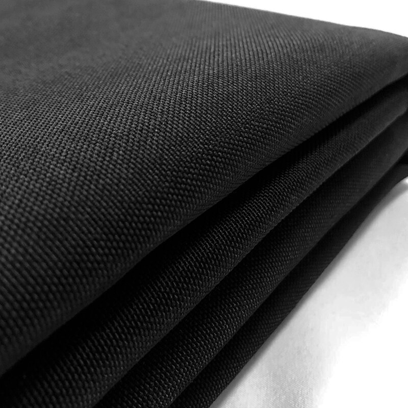 100*150cm supertykk svart pu-belegg 1000d cordura-nylonstoff, slitesterkt stoff, slitesterk stoff, beskyttende klut