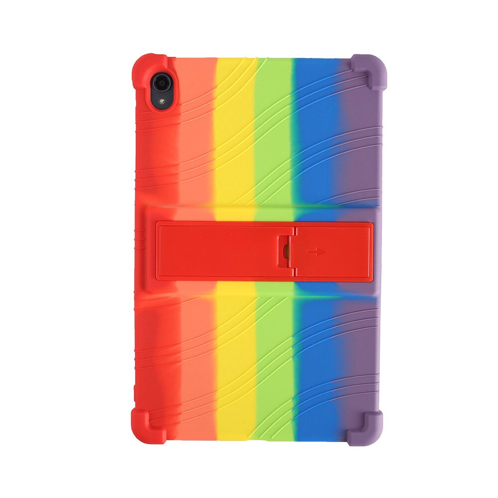 Wytrzymały wodoodporny silikonowy futerał ochronny robić telefonu Nokia T20 10.4-calowy pokrowiec ochronny na tablet odporny na upadek: tęcza