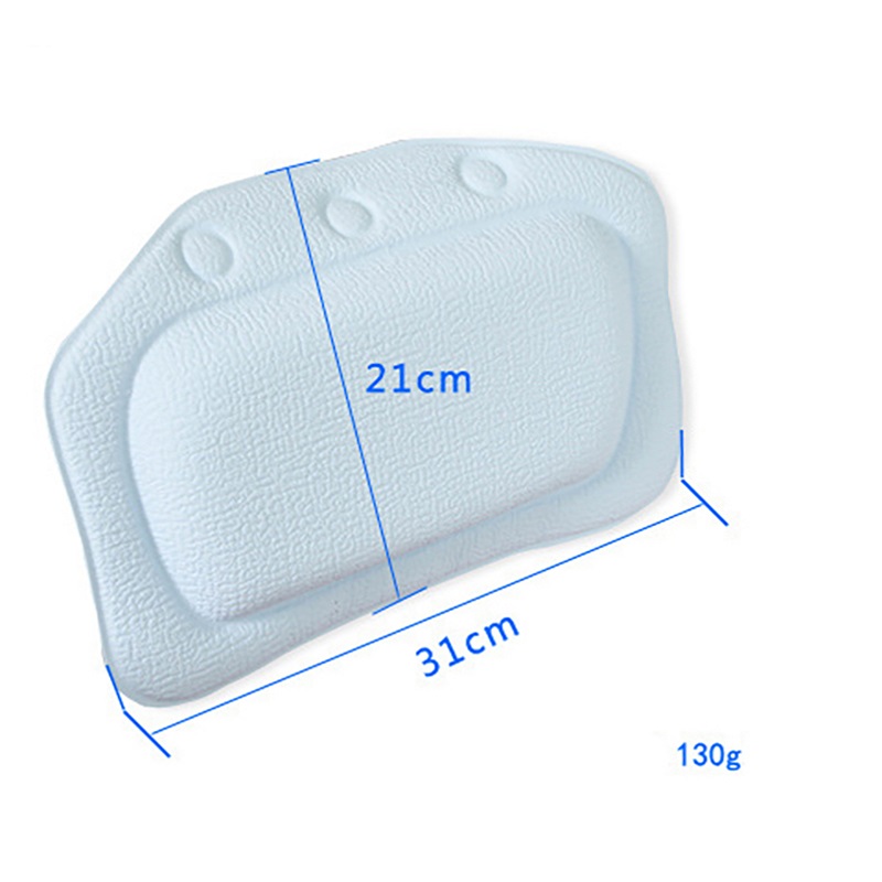 Cuscino da bagno impermeabile per vasca da bagno cuscini antiscivolo con ventose cuscino da bagno terme rilassante morbido accessori per il bagno di casa