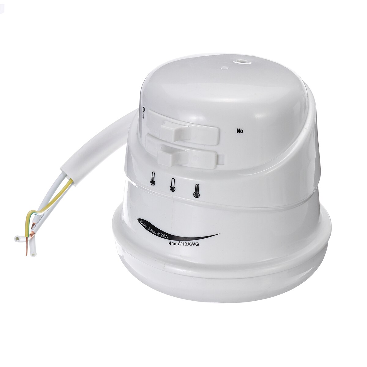 Cabezal de ducha eléctrico de 110V/220V, grifo con calentador de agua instantáneo, temperatura ajustable, calentador de ducha de baño con manguera de 2m