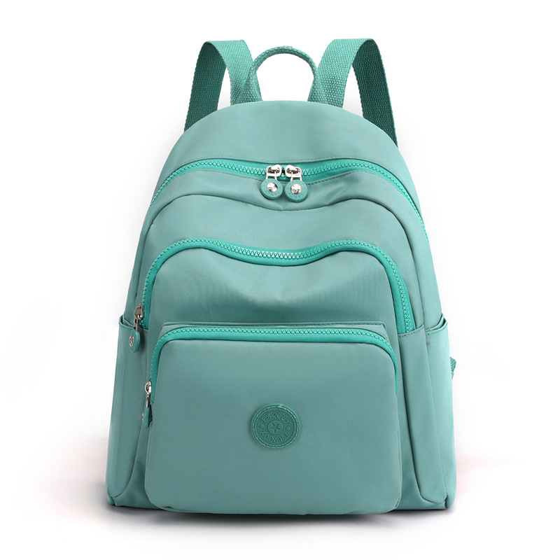 Travel Nylon Women Backpack Casual Waterproof Youth Lady School Bag Female Daypack Women's Shoulder Bags Rucksack Mochilas: MULTI