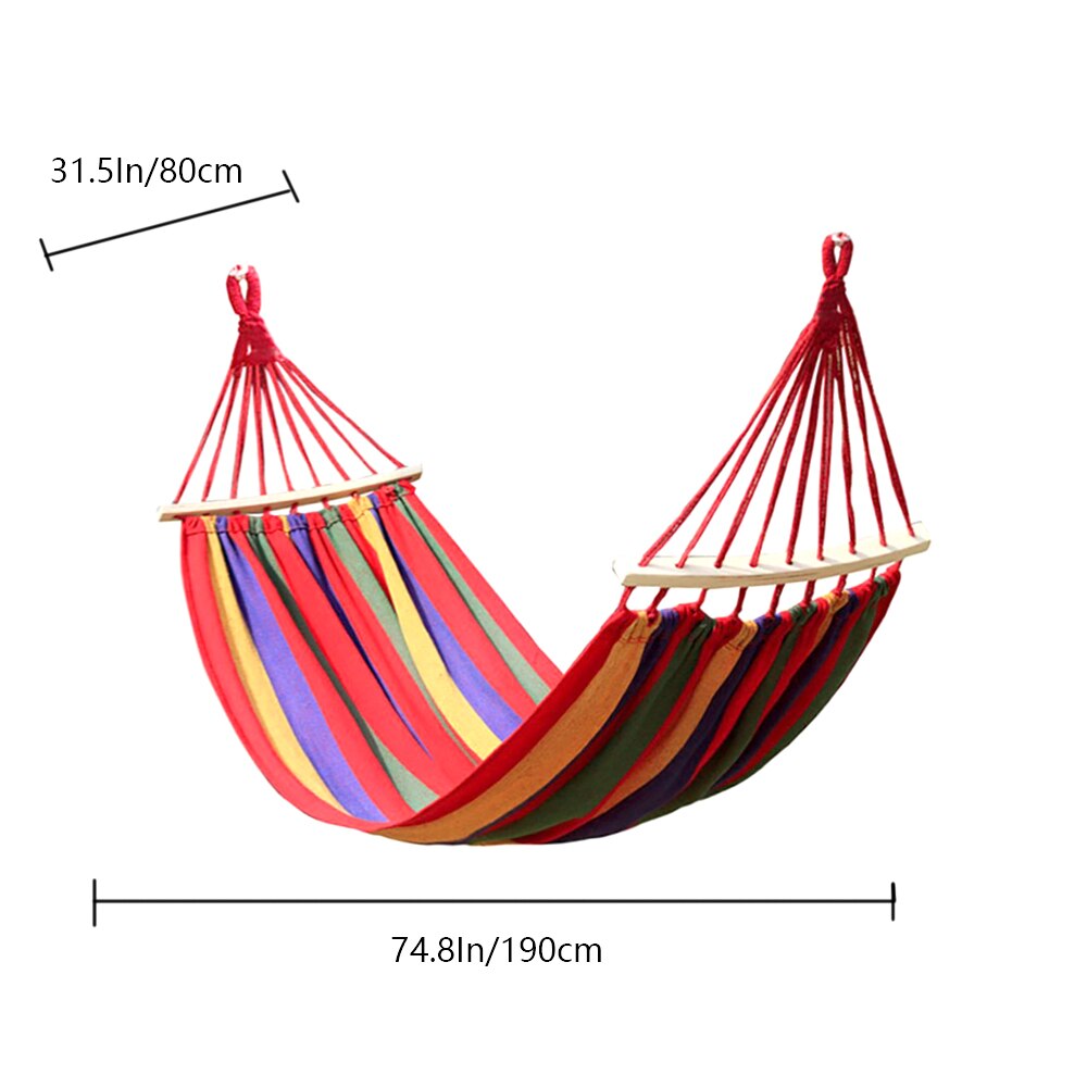 Canvas Bedroom Hanging Hammock Lazy Chair Adults Kids Indoor Portable Relaxation Thickened Outdoor Swing Travel Camping