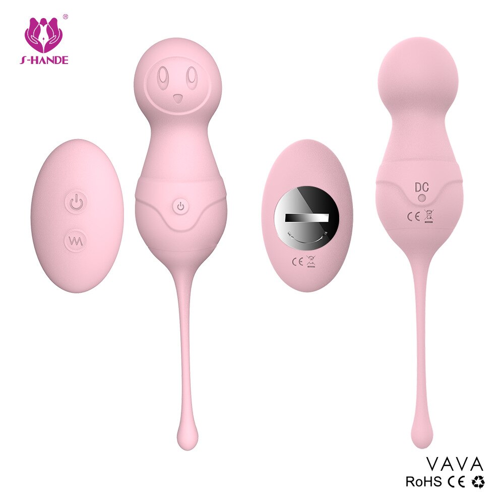 S-Hande Volwassen Producten Vrouwen Afstandsbediening Springen Ei 15M Ultra Lange Afstand Draadloze 9 Frequentie Afstandsbediening controle Waterdicht: Pink
